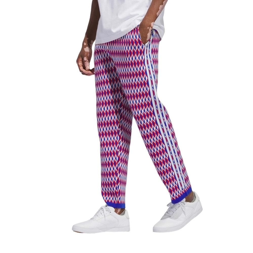 Men's Adidas Royal Blue Men's M Adicross Primeknit Golf Track Pants Sporty Cozy